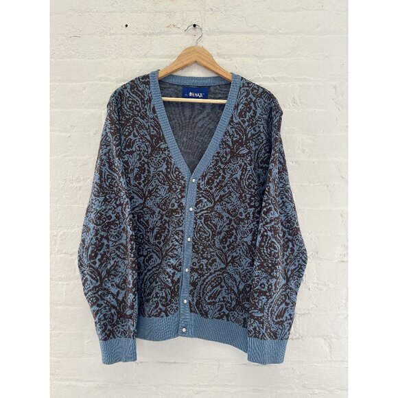 Awake NY Paisley Pearl Button Cardigan